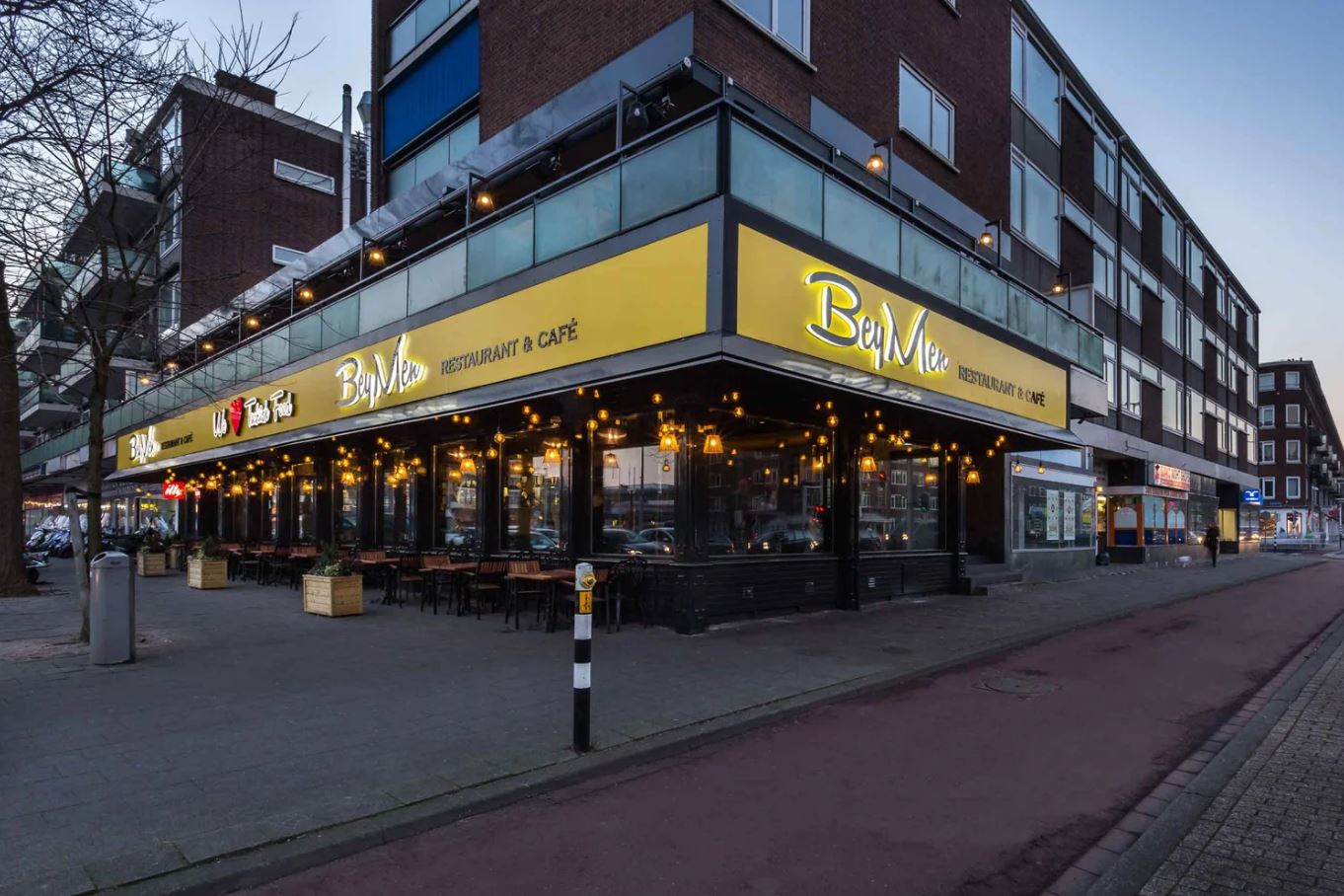 Restoran ve kafe tasarımı Beymen Rotterdam - dış cephe , CO Mimarlık