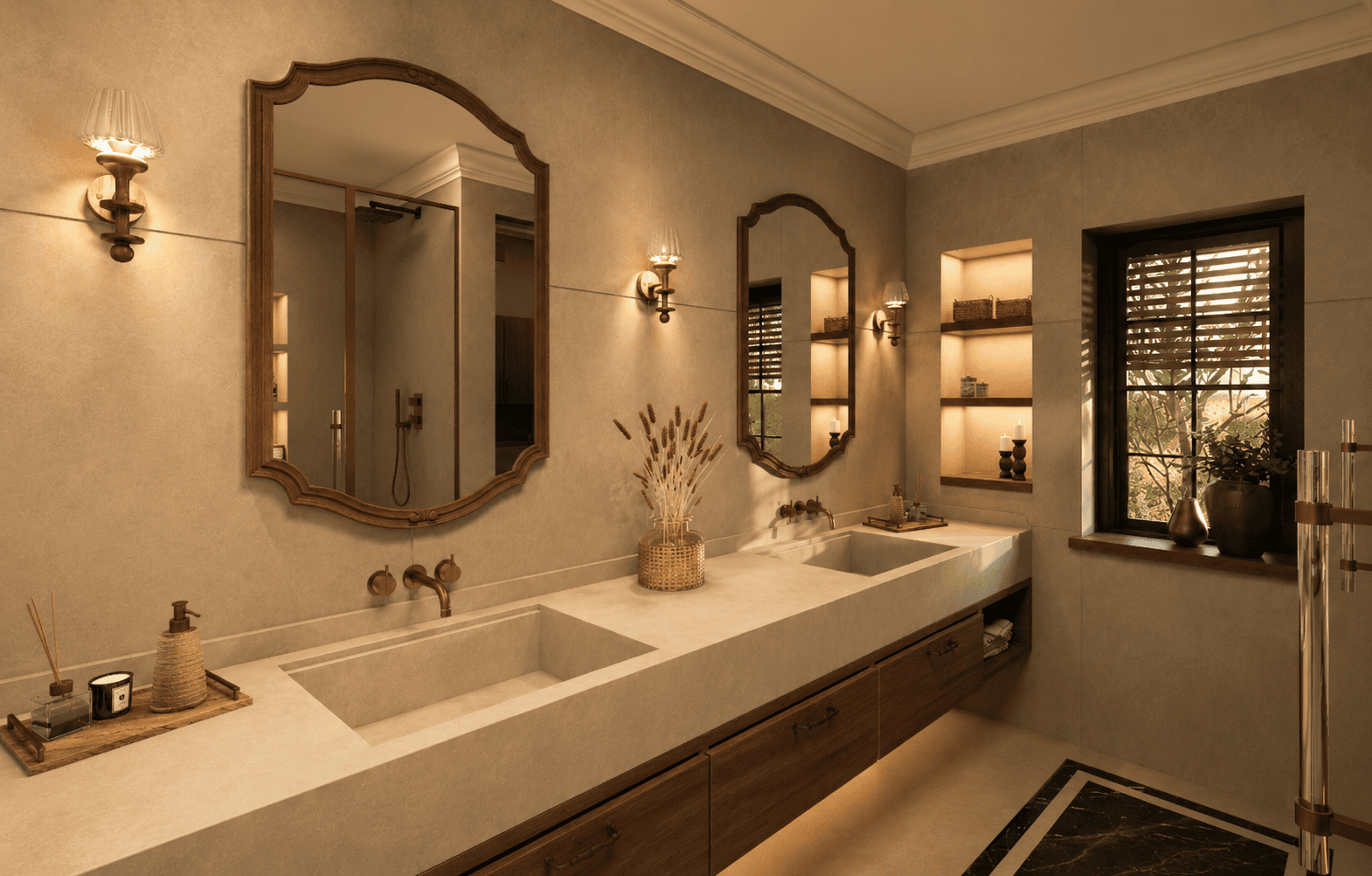 Tankut Y. Evi banyo dekorasyonu