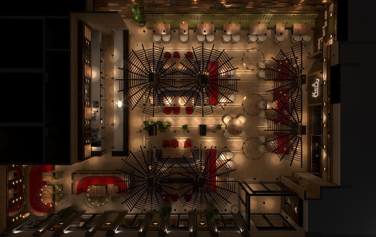 Beymen Dortmund restoran -yerleşim planı