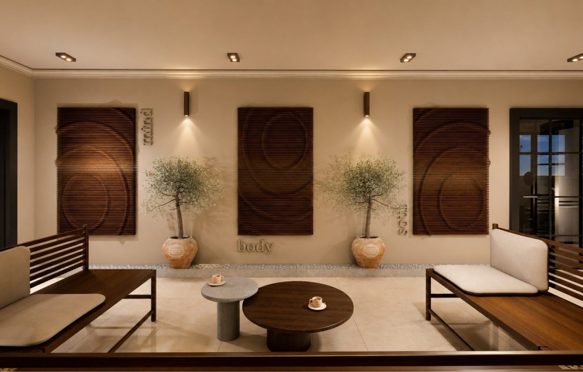 Tankut Y. Evi spa bekleme salonu