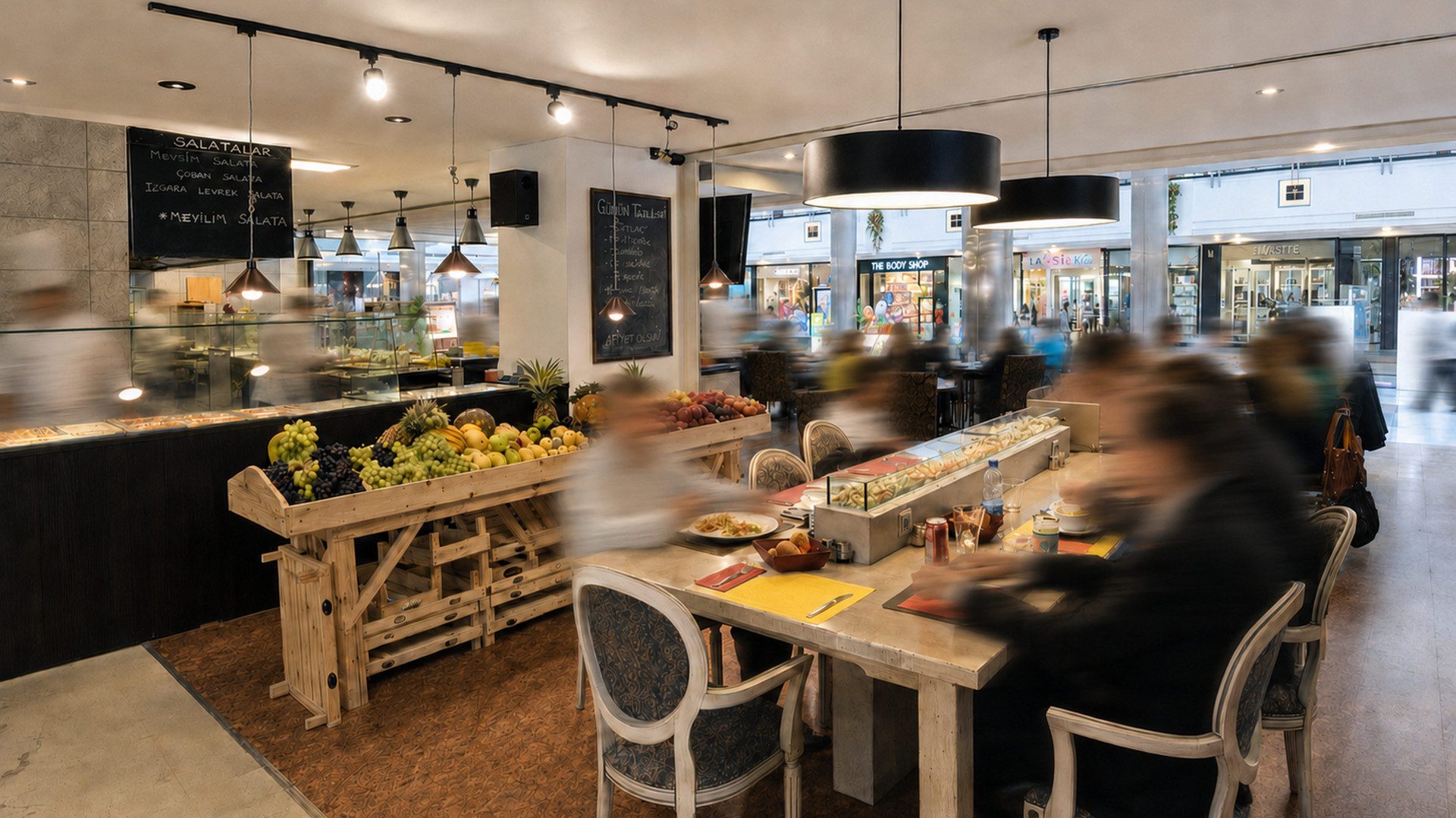 Restoran iç mimarisi- Kyma-yemek çıkış tezgahı - CO Mimarlık