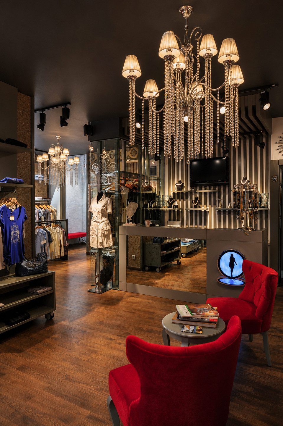 Butik mağaza tasarımı - iç mekan genel görünüm