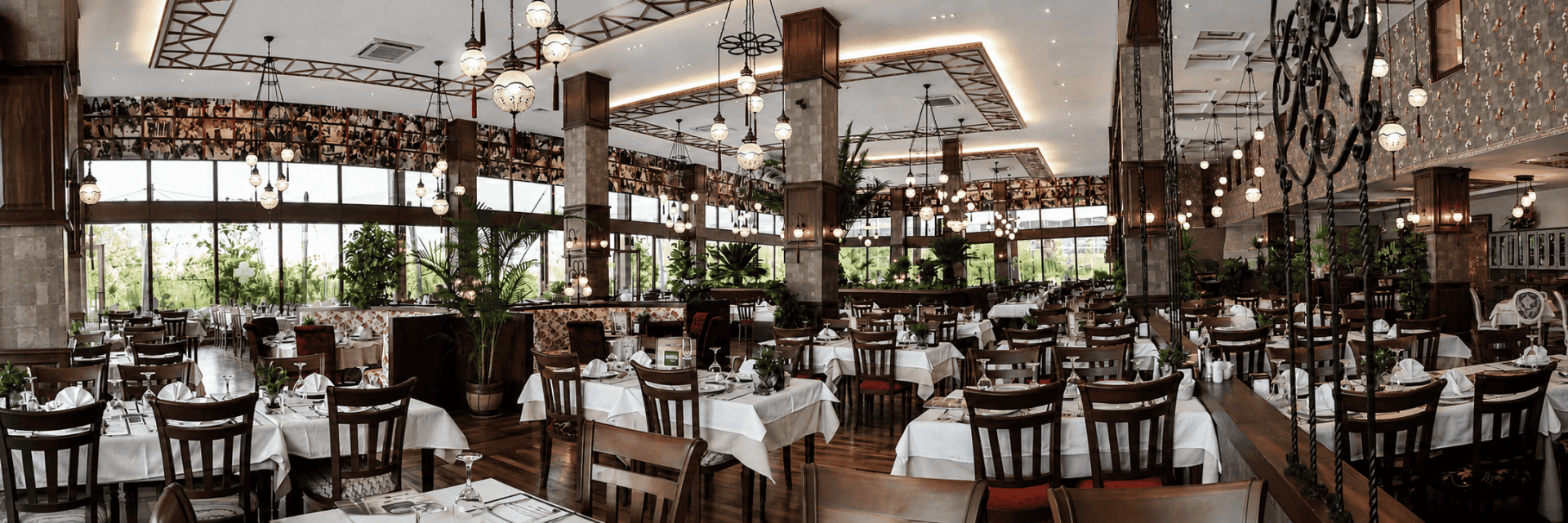 Meşhur Tavacı Recep Usta iç mimarisi - restoran oturum alanı, Bursa