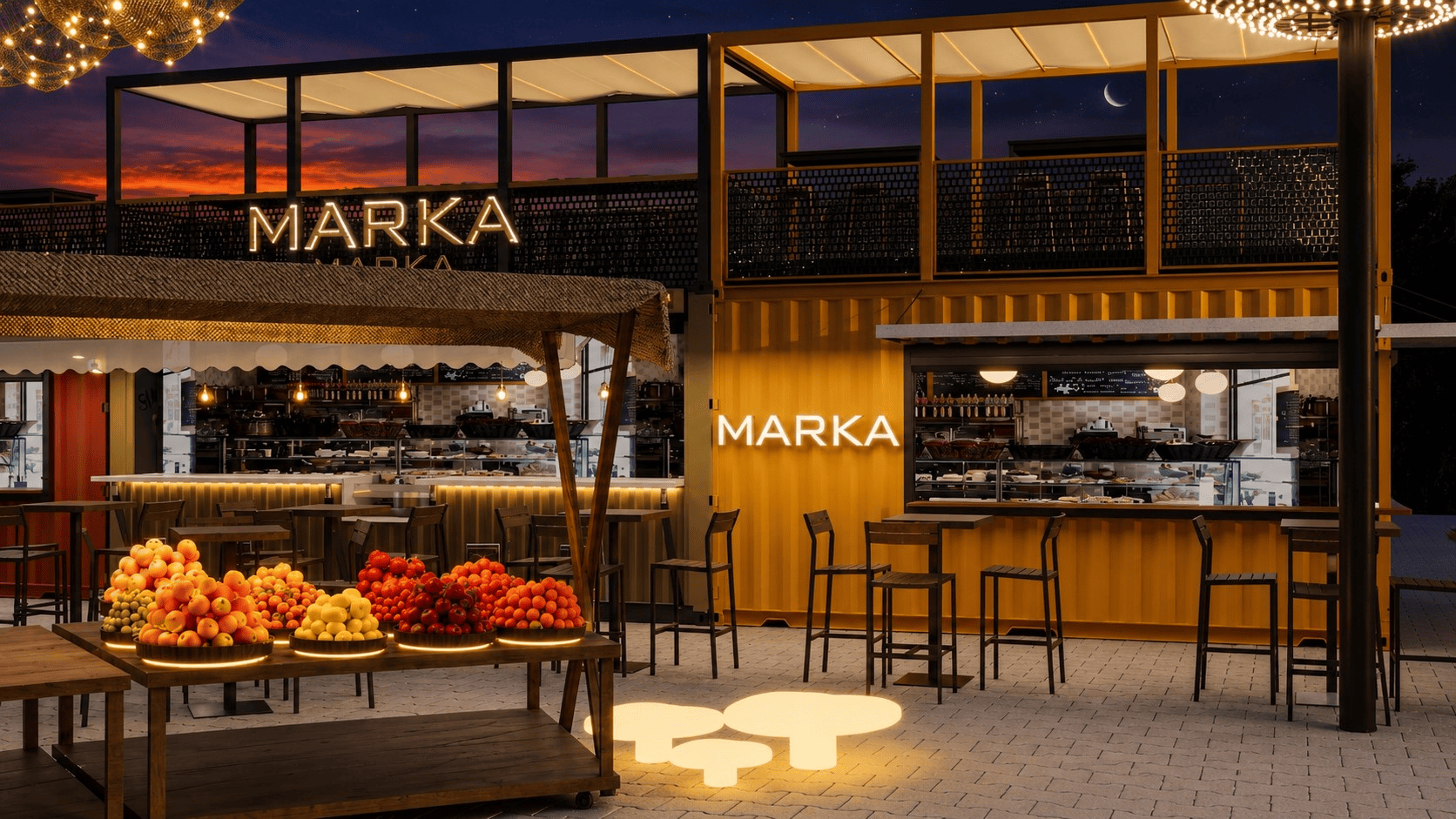 Kampüs Meydan Beşiktaş açık hava gastronomi noktaları