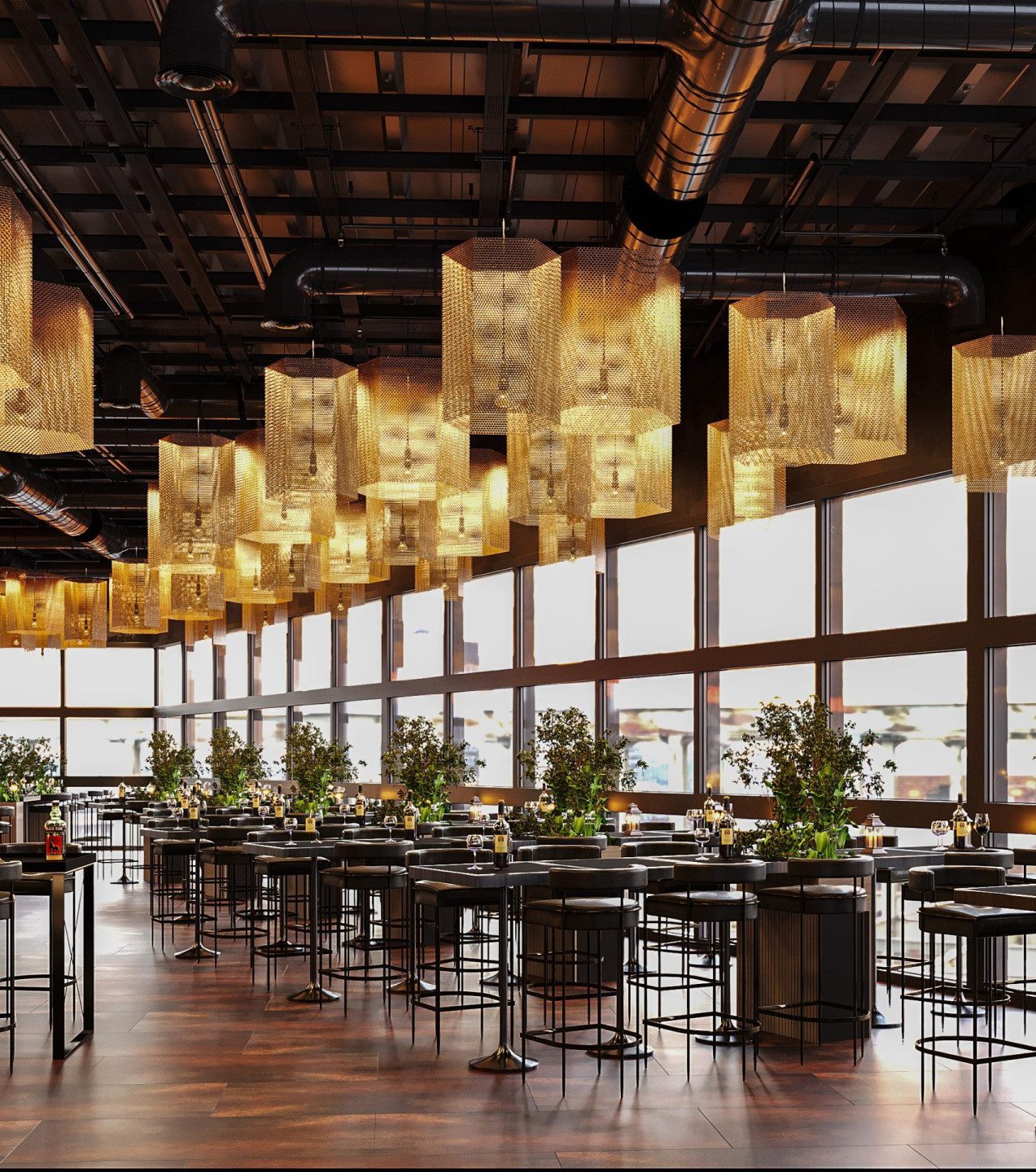 Pub Meydan Beşiktaş ritmik aydınlatma detayı