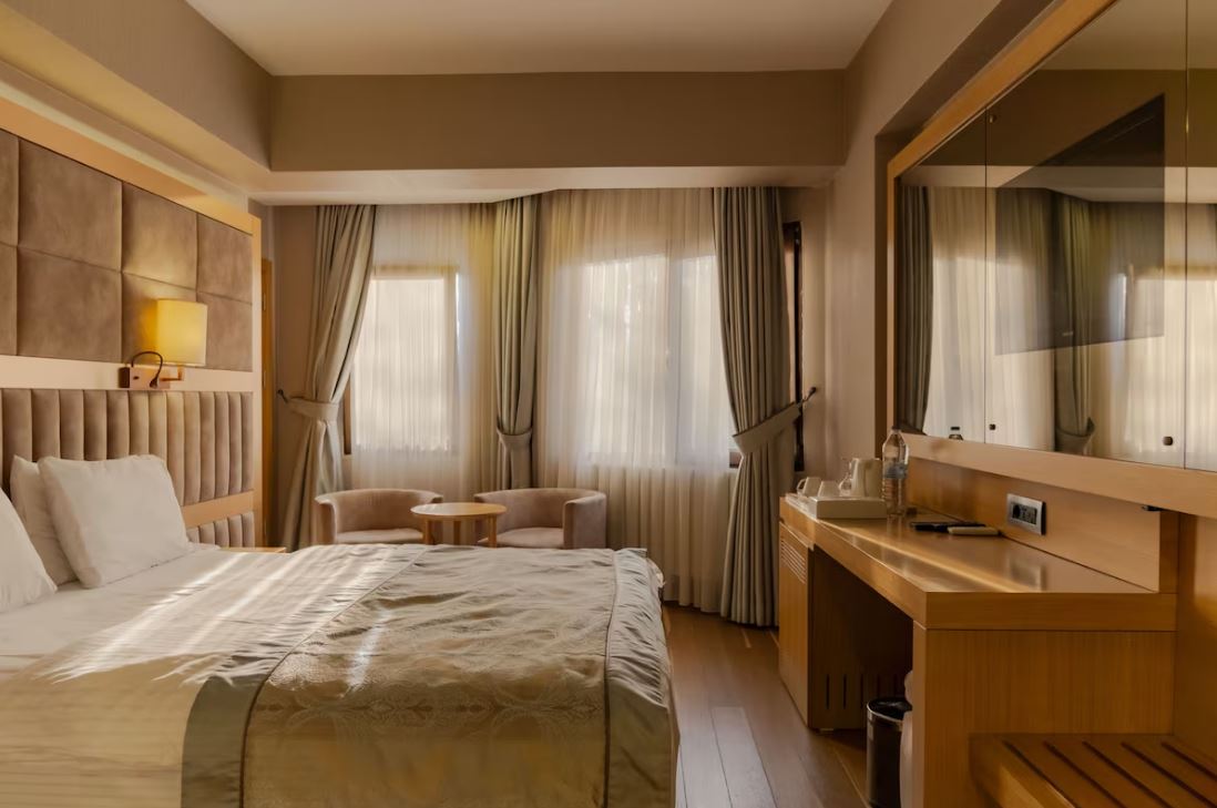Butik otel tasarımı - yatak odası genel görünüm